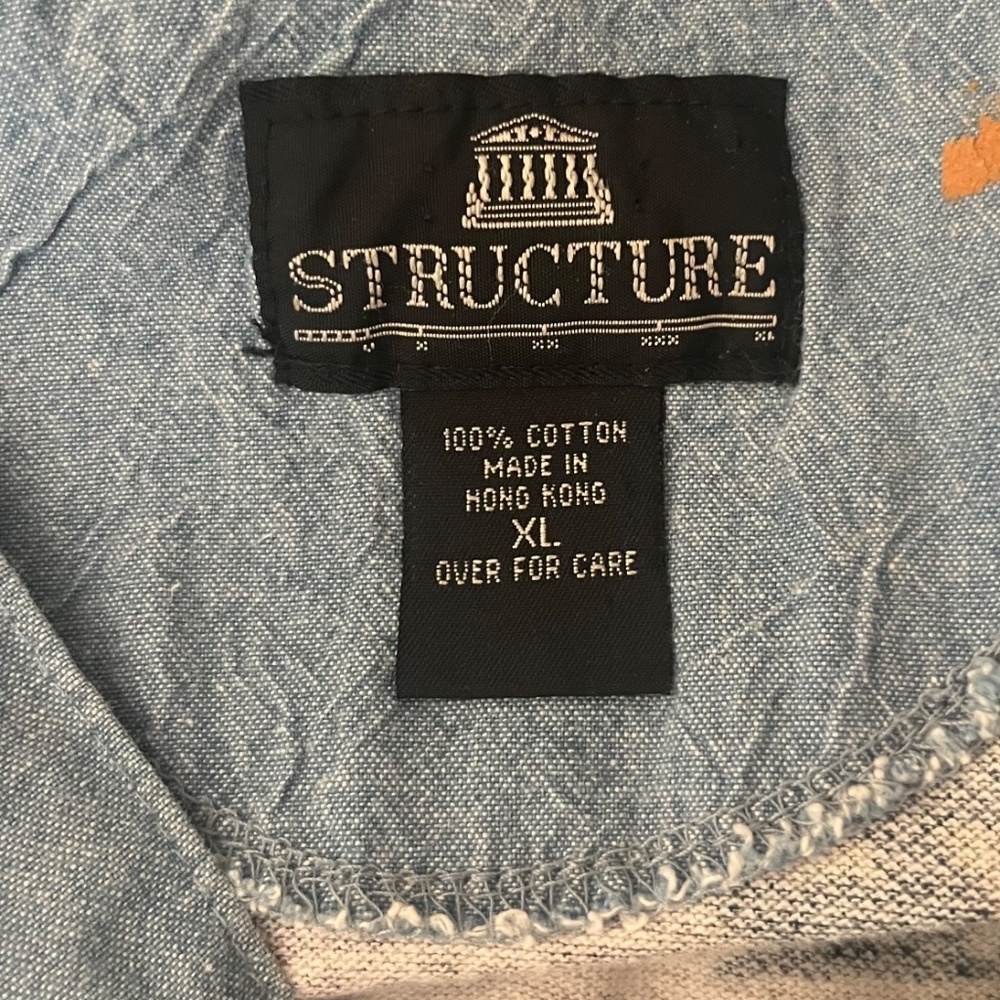 Vintage Structure Patchwork Aztec Mens Long Sleev… - image 5